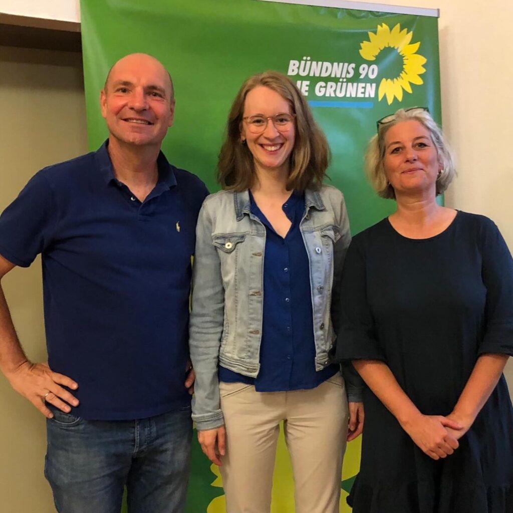 Gruppenbild Rainer Husmann, Eva Lettenbauer und Lisa Stockmann