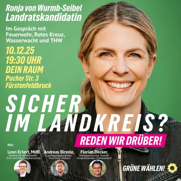 Sicher im Landkreis? Reden wir drüber!