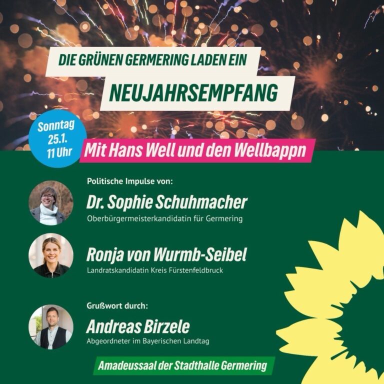 Neujahrsempfang der Germeringer Grünen