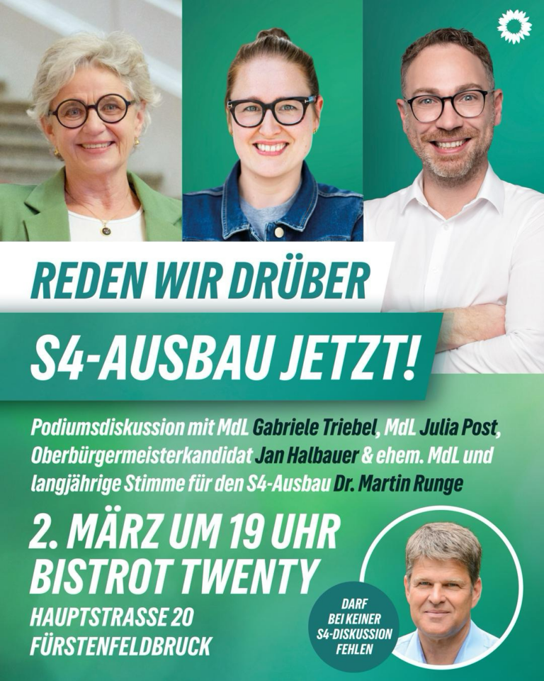S4-Ausbau Jetzt! – Reden wir drüber