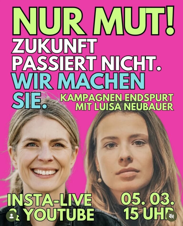 NUR MUT! ZUKUNFT PASSIERT NICHT. WIR MACHEN SIE.