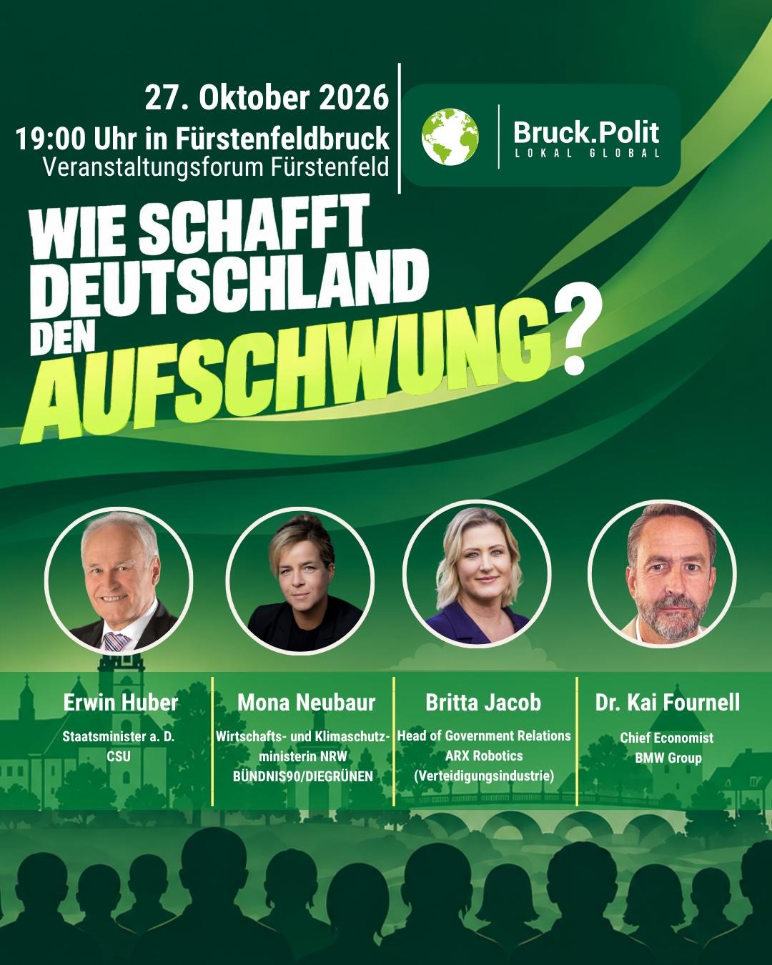 Bruck.Polit am 27.10.2026 Schafft Deutschland den Aufschwung?