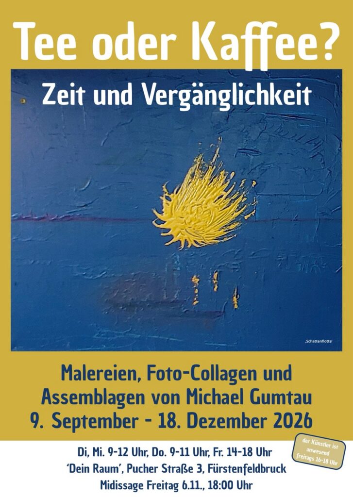 Plakat zur Ausstellung 'Tee oder Kaffee'